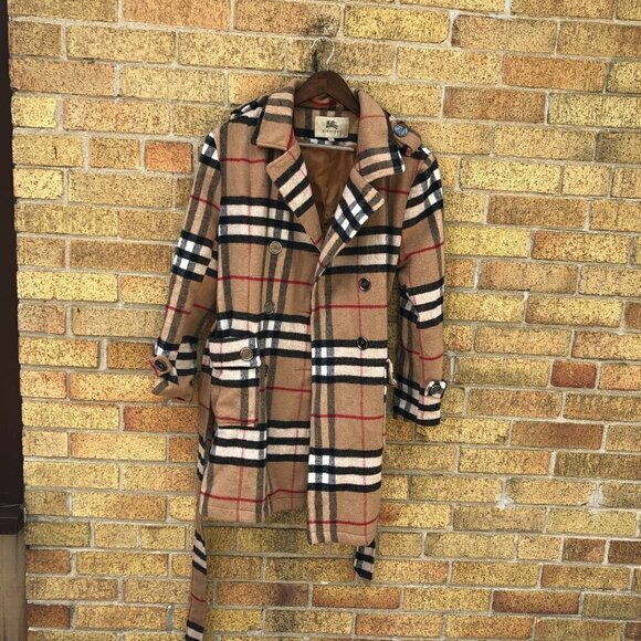 RARE Burberry Supernova Jacket XXL Cotton Long Coat - Picture 2 of 15